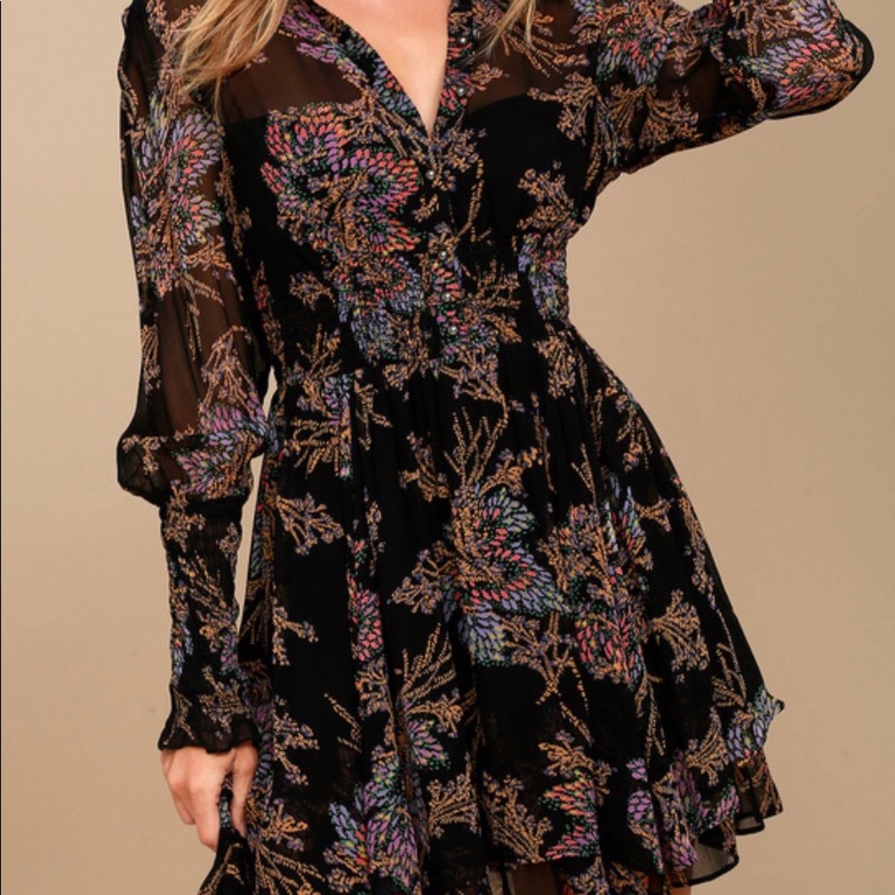 Black/Floral Dress